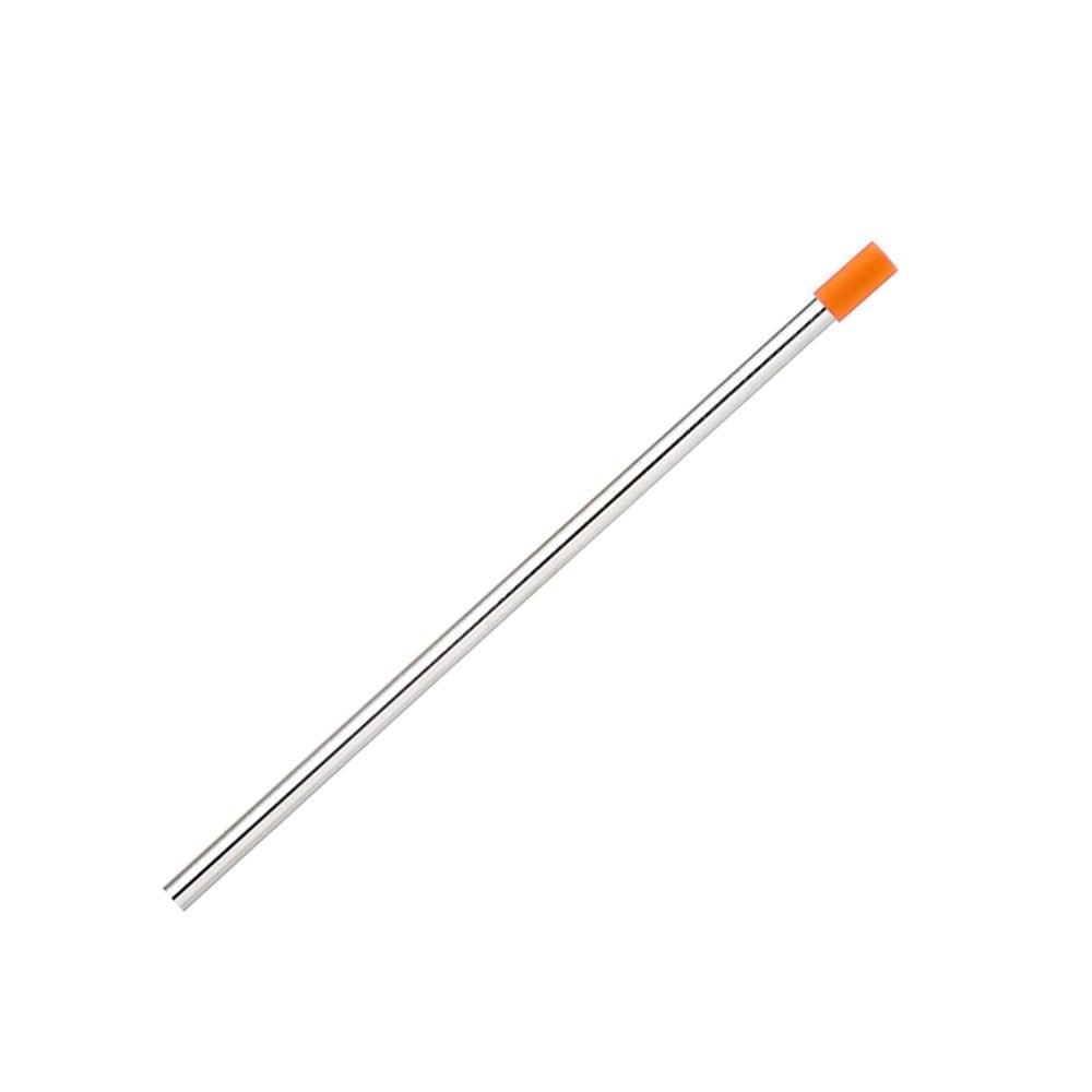 Useful Reusable 304 Stainless Steel Straw with Dust Cap Milk - 2