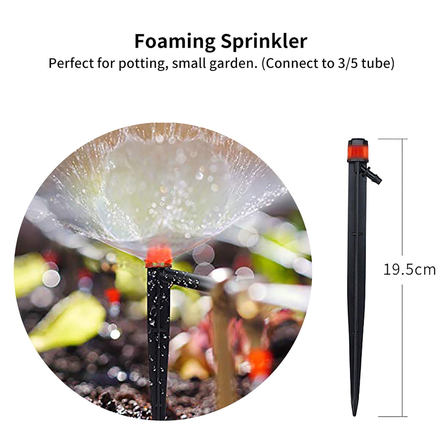 Garden Irrigation System Adjustable 20Pcs Foaming Sprinkler