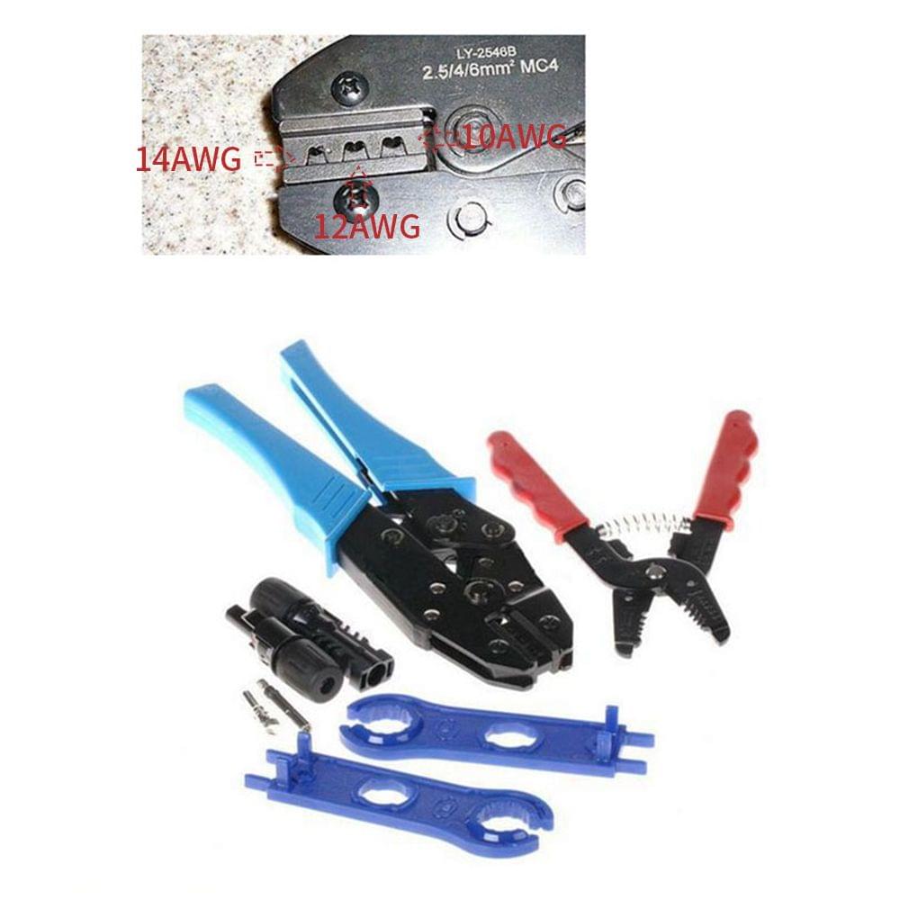 Solar Crimping Tools for Solar Panel PV Cable Include 1 Pair