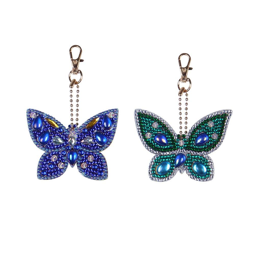 Diamond Painting Keychain Pendant Special Shaped Butterfly