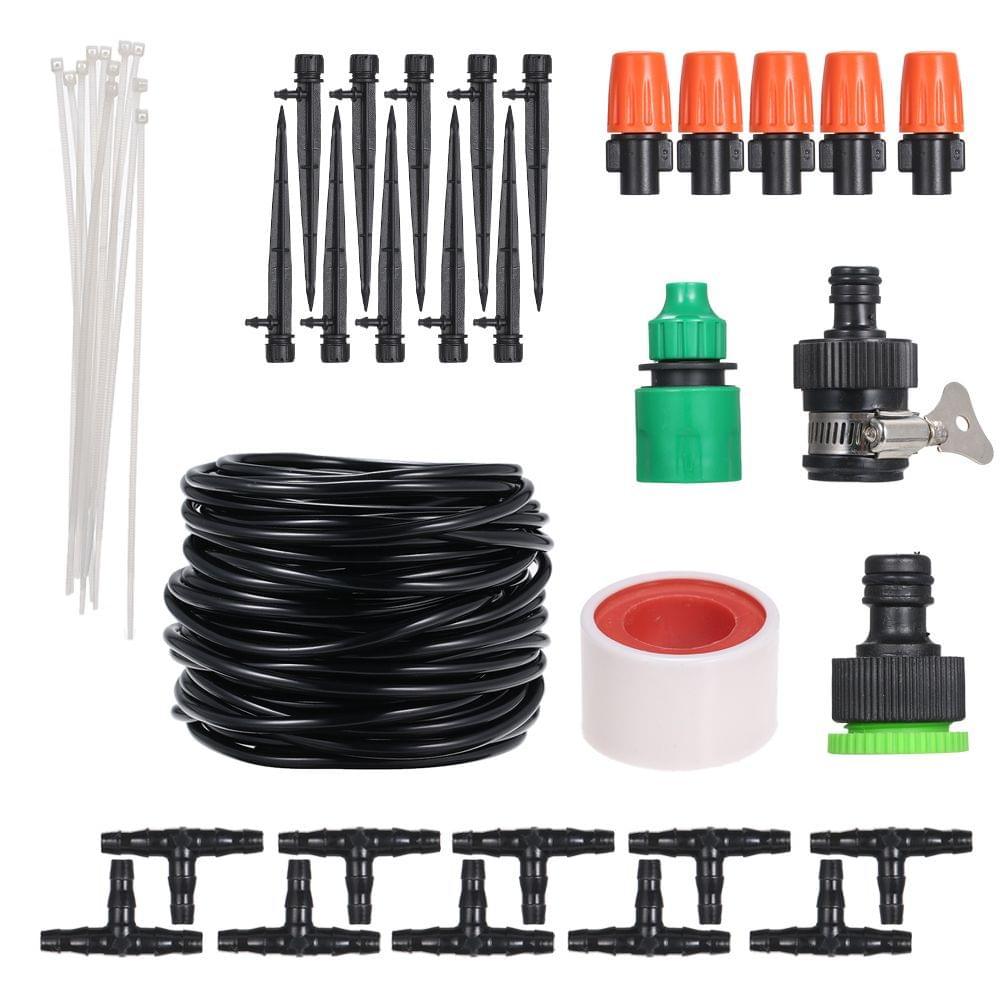 20m DIY Saving Water Automatic Micro Drip Irrigation System