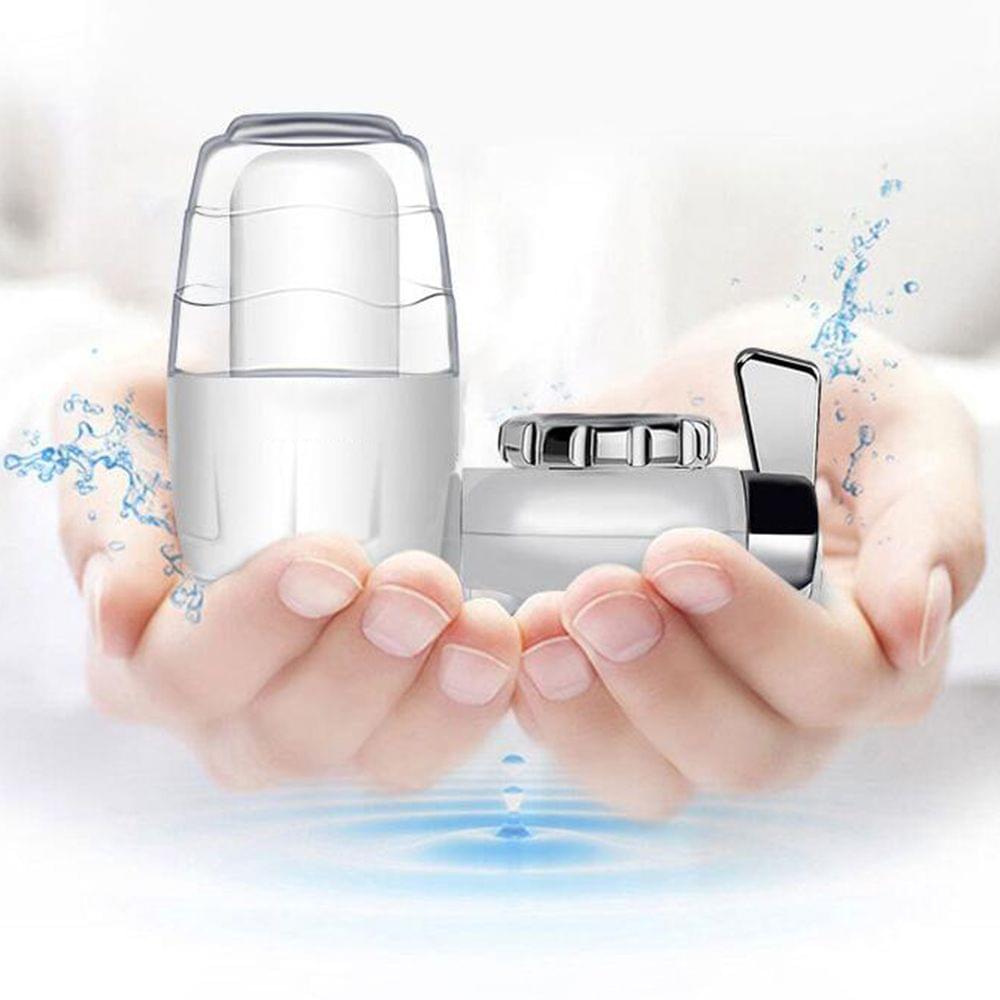 White Tap Faucets Water Filter Washable Ceramic Faucets