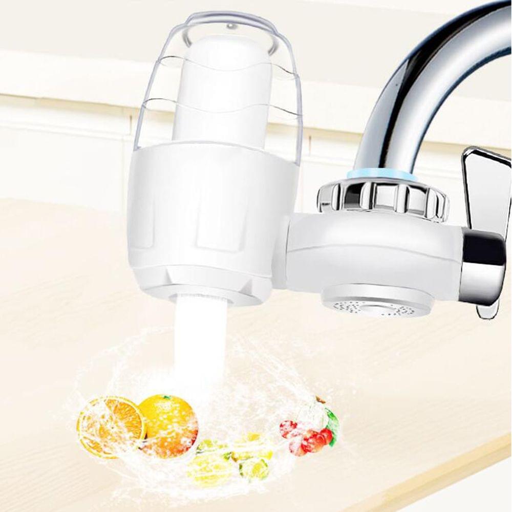 White Tap Faucets Water Filter Washable Ceramic Faucets