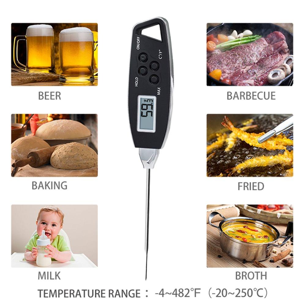 Digital Food Thermometer Backlight Instant Read Meat