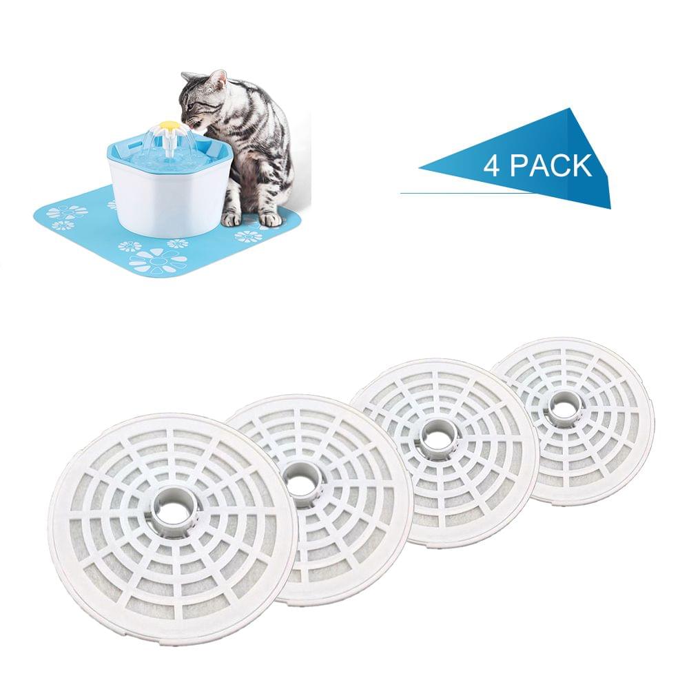 4PCS Cat Water Fountain Filters Replacement Filters for - 4XReplaceable filter