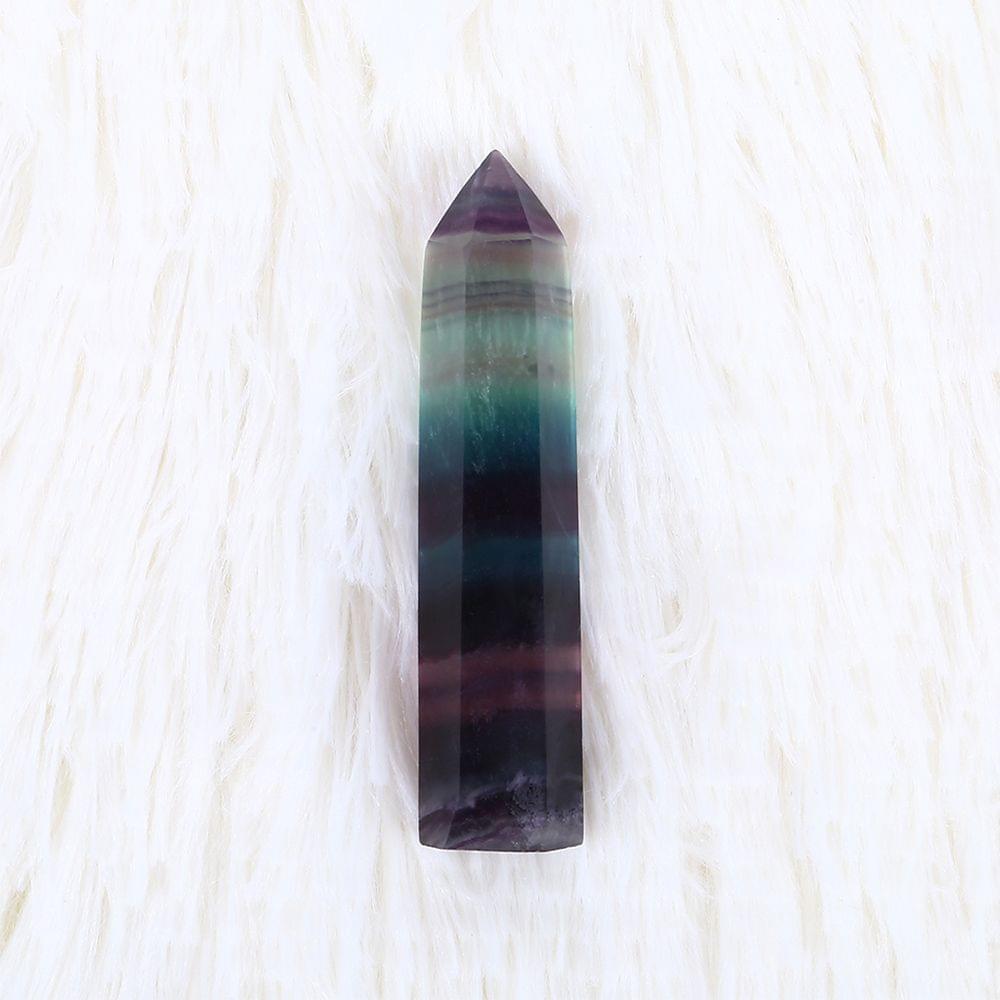 Natural Fluorite Quartz Colorful Crystal Stone Healing - Fluorite Crystal