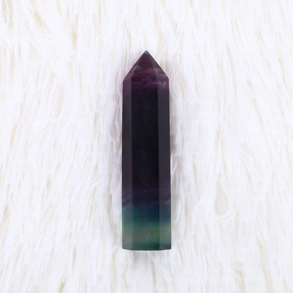 Natural Fluorite Quartz Colorful Crystal Stone Healing - Fluorite Crystal