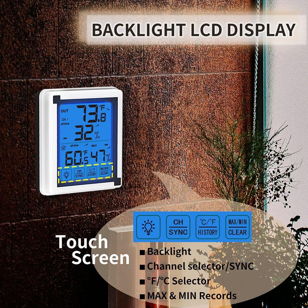 Digital Wireless Indoor Outdoor Thermometer with XP4