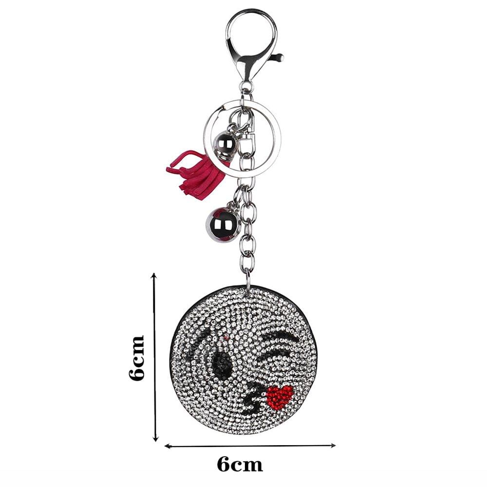 Key pendant Keychain Features a Detachable Keyring  Pendant - F