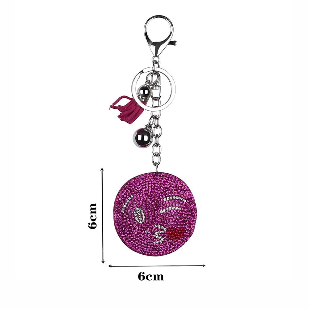 Key pendant Keychain Features a Detachable Keyring  Pendant - G