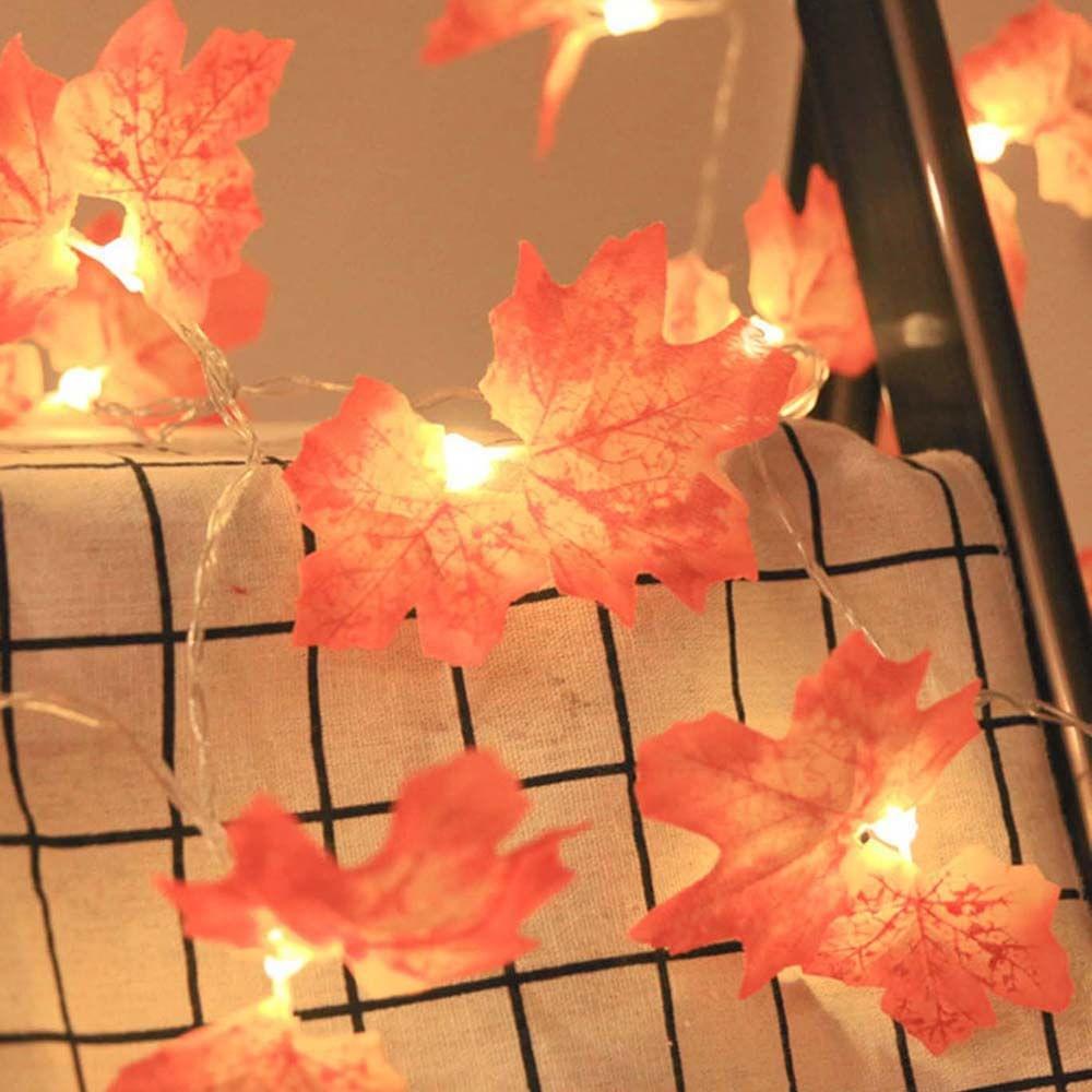 Maple Leaves Garland Led Holiday String Light Valentine