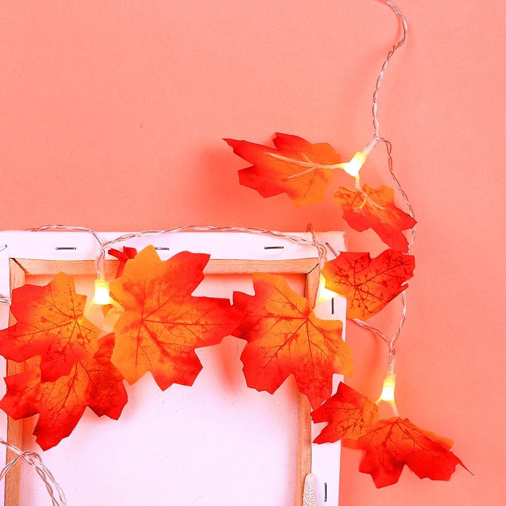 Maple Leaves Garland Led Holiday String Light Valentine