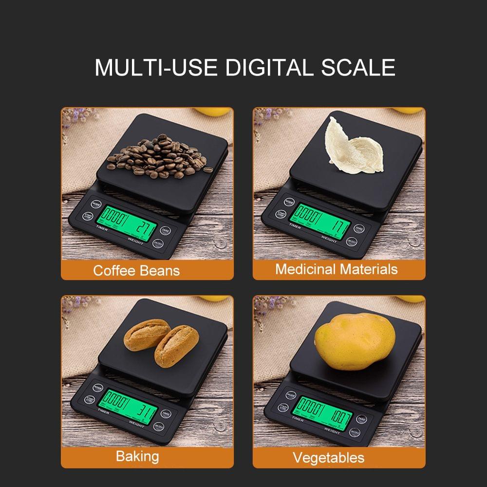 Digital Kitchen Scale Food Scale 3kg/0.1g Multifunction - 3kg 0.1g