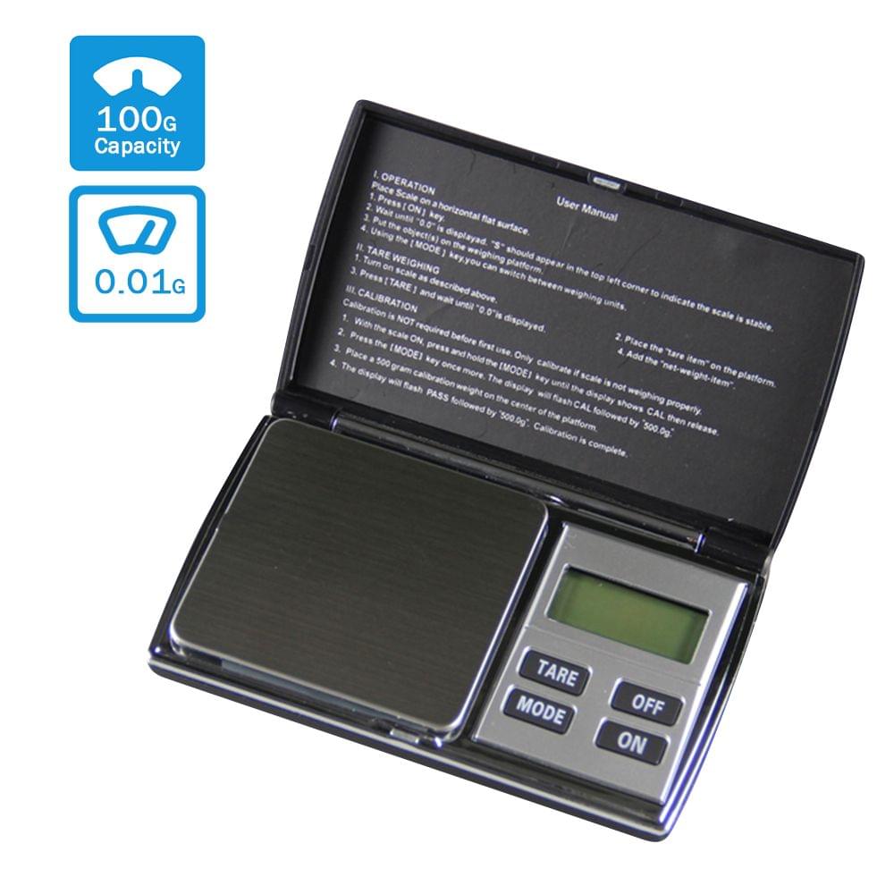 Digital Pocket Scale Kitchen Scale 100g/0.01g Food Scale - 100g 0.01g