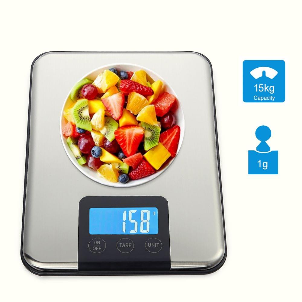 Digital Kitchen Scale Food Scale 15kg/1g Multifunction