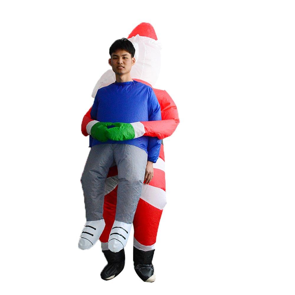 Inflatable Costume Blow Up Costume Cosplay Funny Christmas - 1