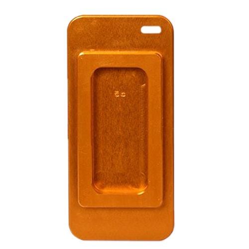 High Quality 3D Sublimation Heat Transfer Machine DIY Soft Phone Case Metal Mold Clamp for iPhone 5C (Golden)