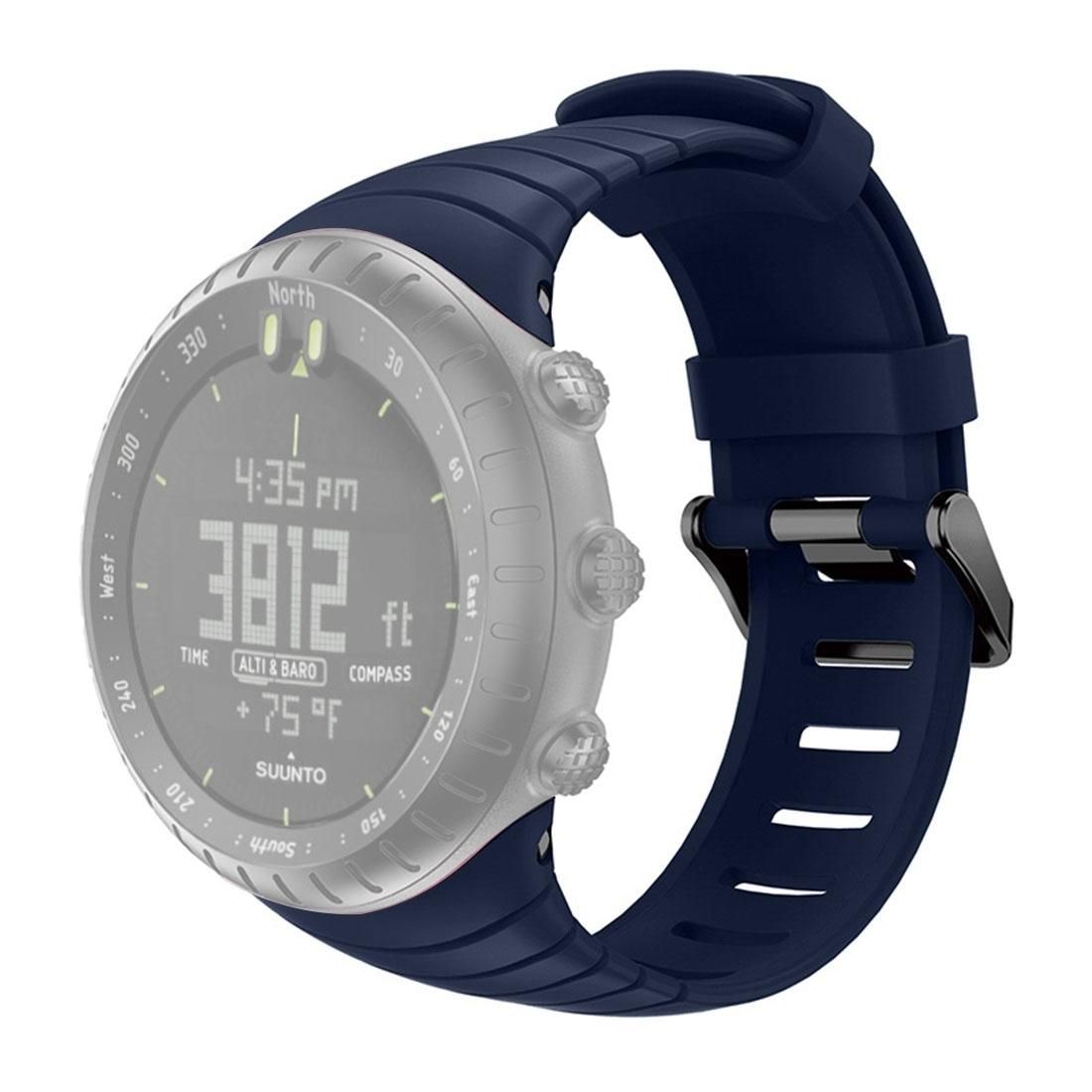 Smart Watch Silicone Wrist Strap Watchband for Suunto Core (Blue)