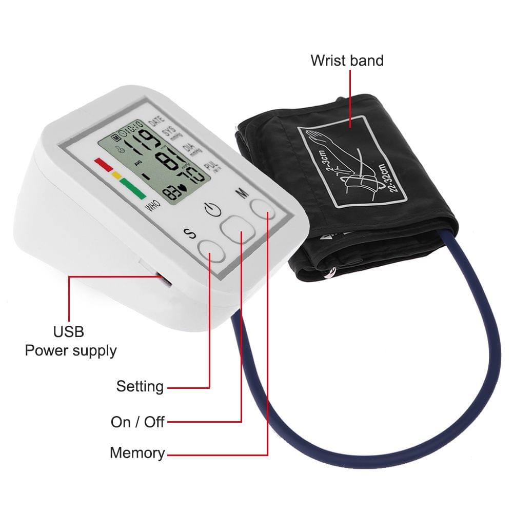 Blood Pressure Monitor Portable & Household Arm Band Type