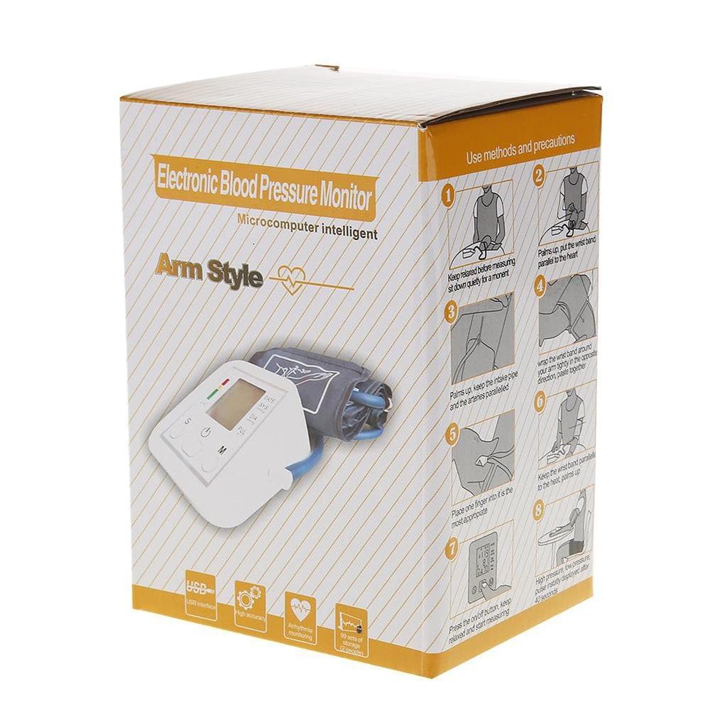 Blood Pressure Monitor Portable & Household Arm Band Type