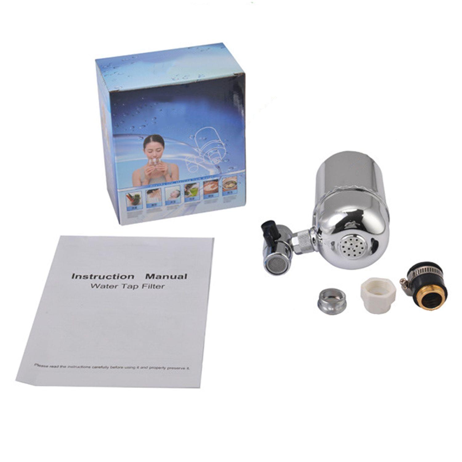 Faucet Water Filter with Ceramic Cartridge 360-Degree