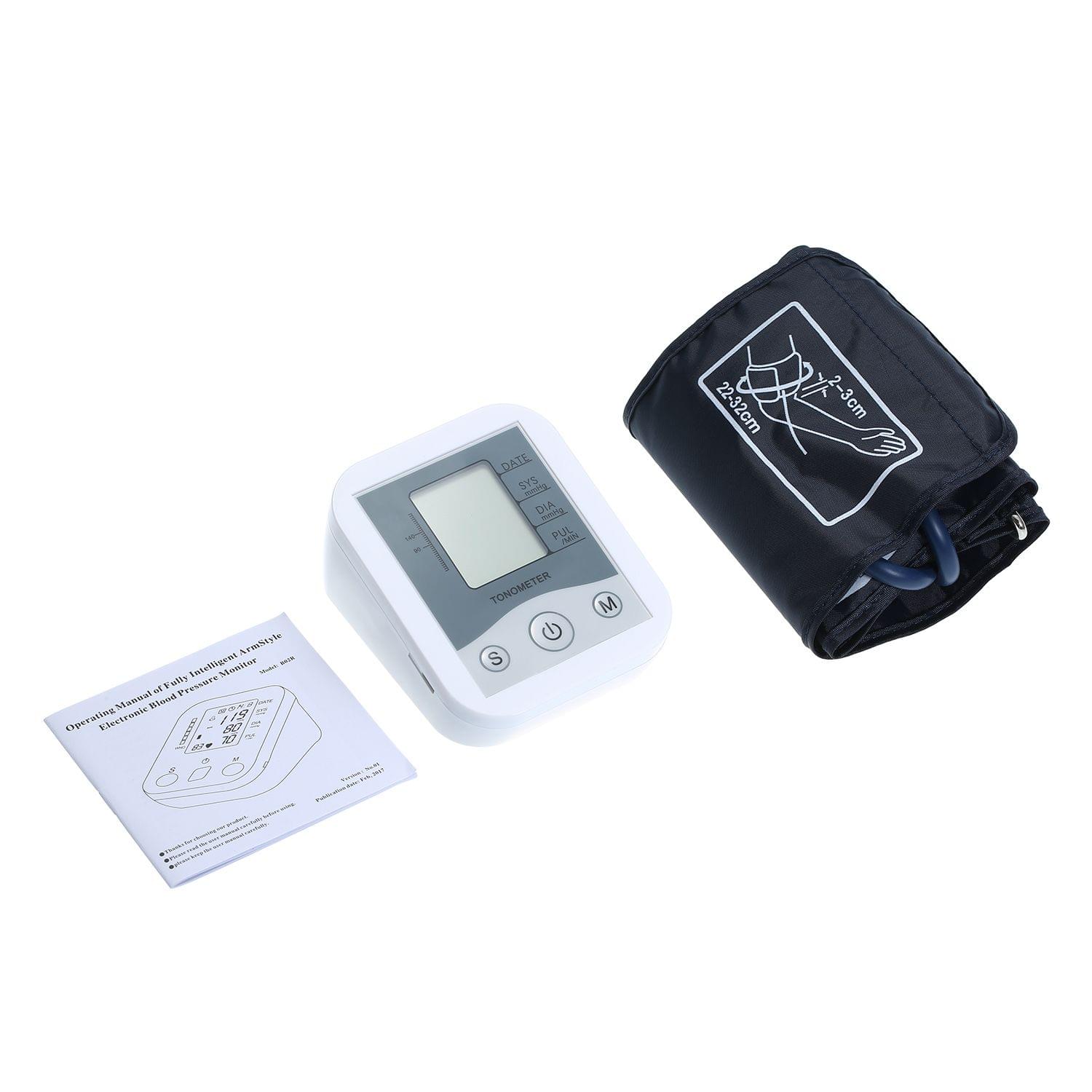 Arm Sphygmomanometer LCD Digital Display Blood Pressure