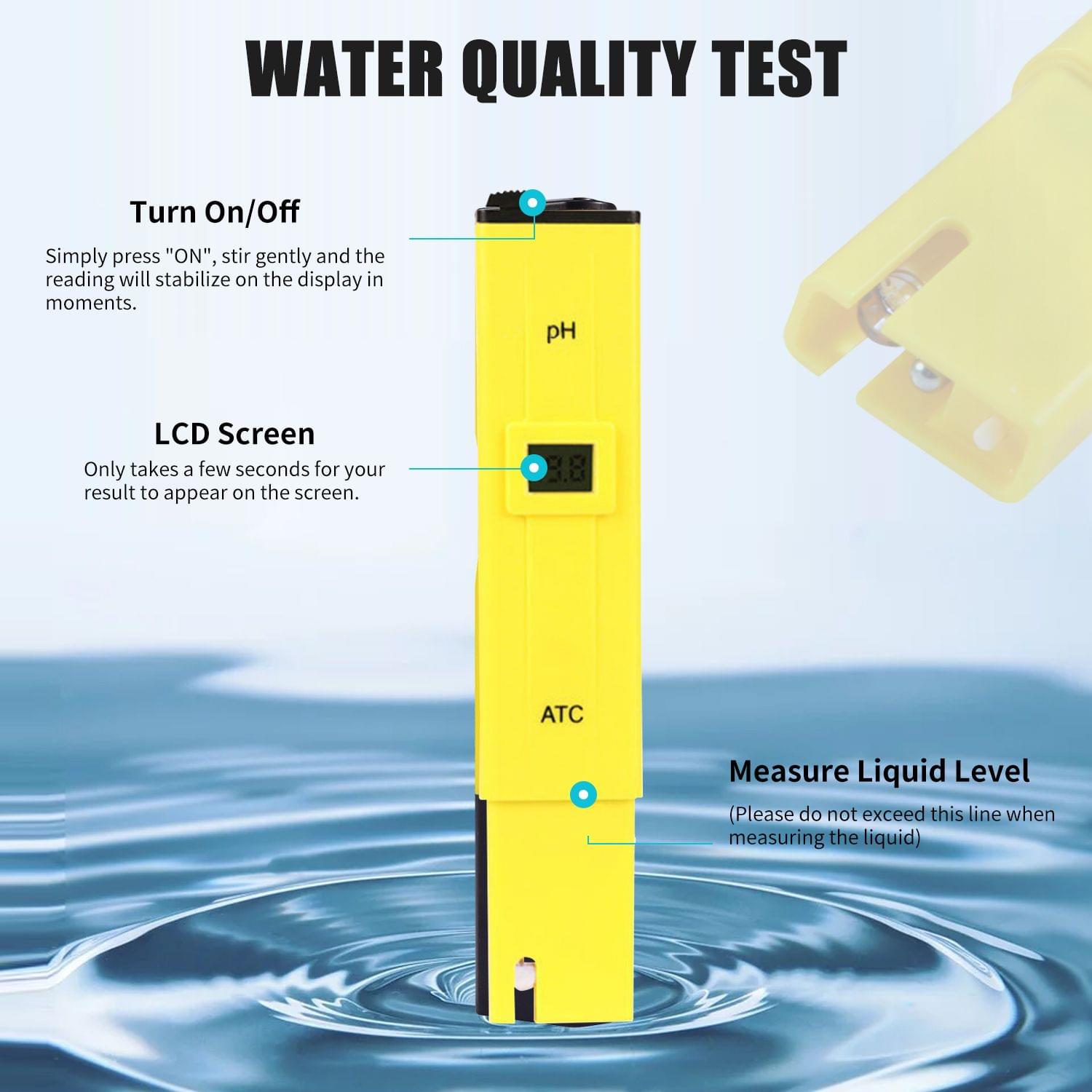 Digital PH Meter LCD Display Digital Water PH Tester Meter