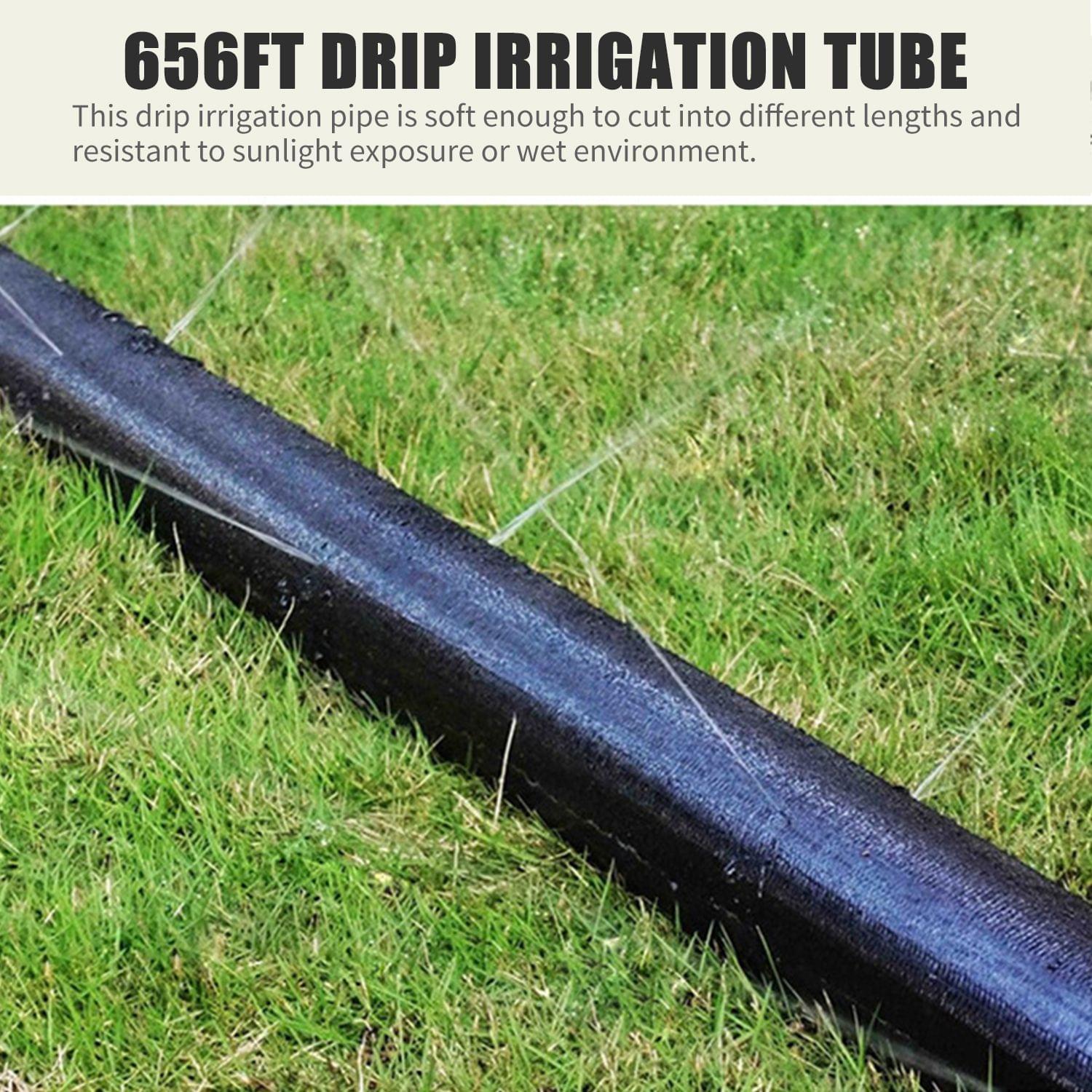 656FT Drip Irrigation Tube 3-5 Holes Drip Tape Distribution - Type 1