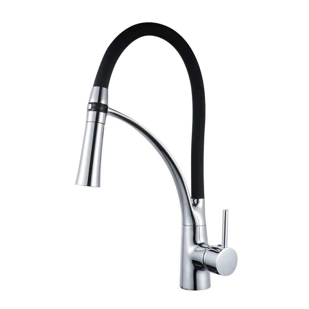 Modern Kitchen Sink Faucets Single Handle High Arc Pull out