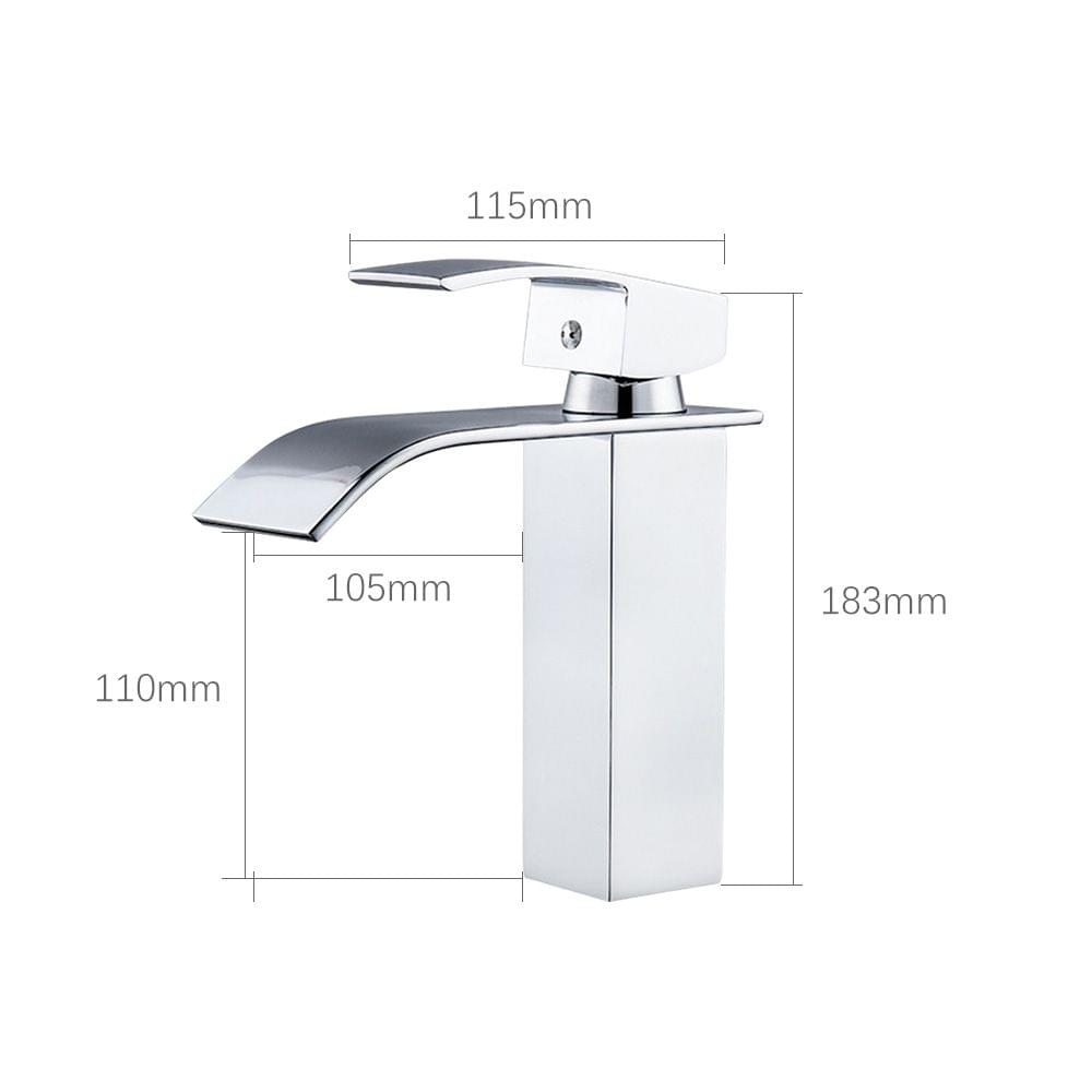 Bathroom Vessel Sink Faucet Waterfall faucet Single Handle