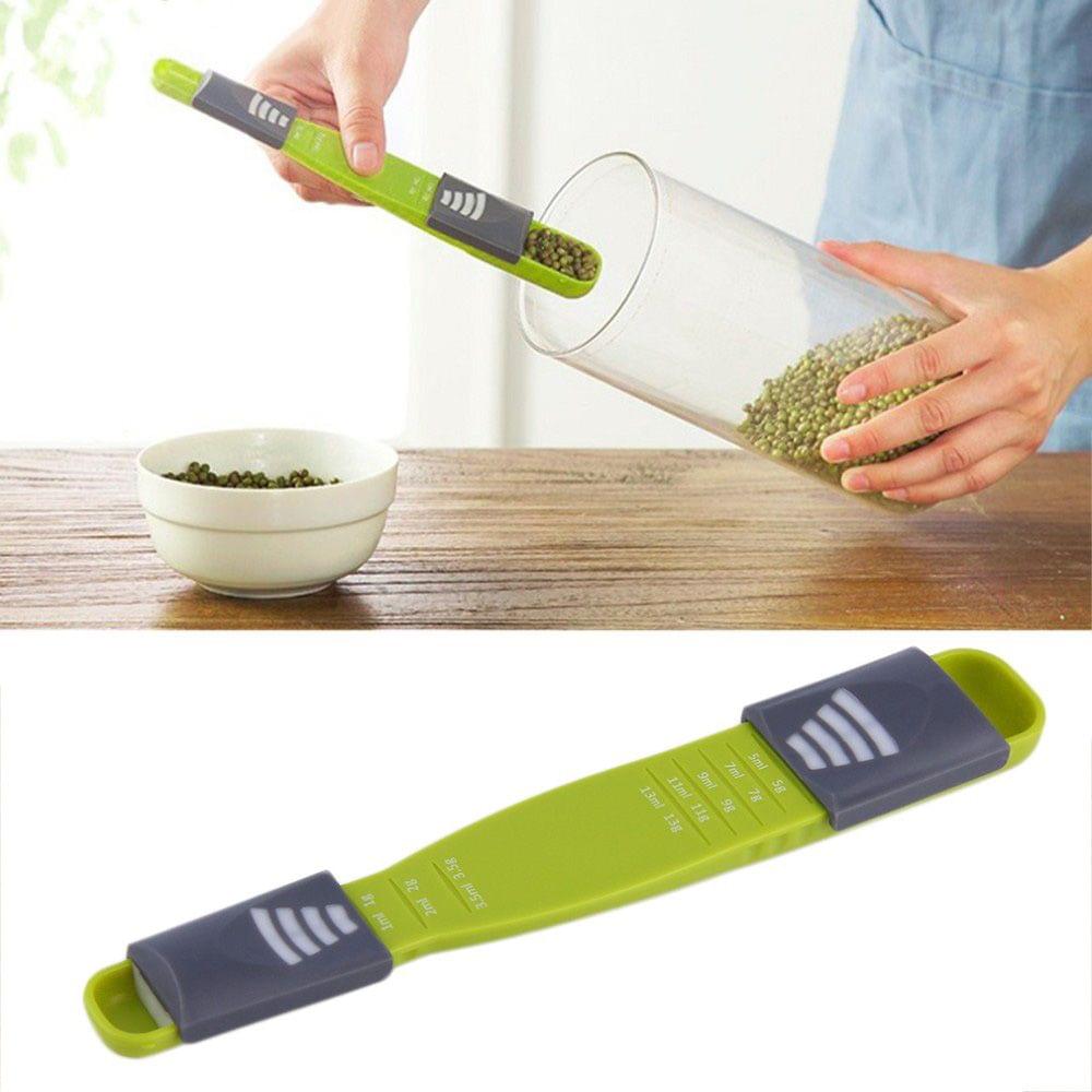 Adjustable Measuring Spoons  8 Scales Gram Milliliter