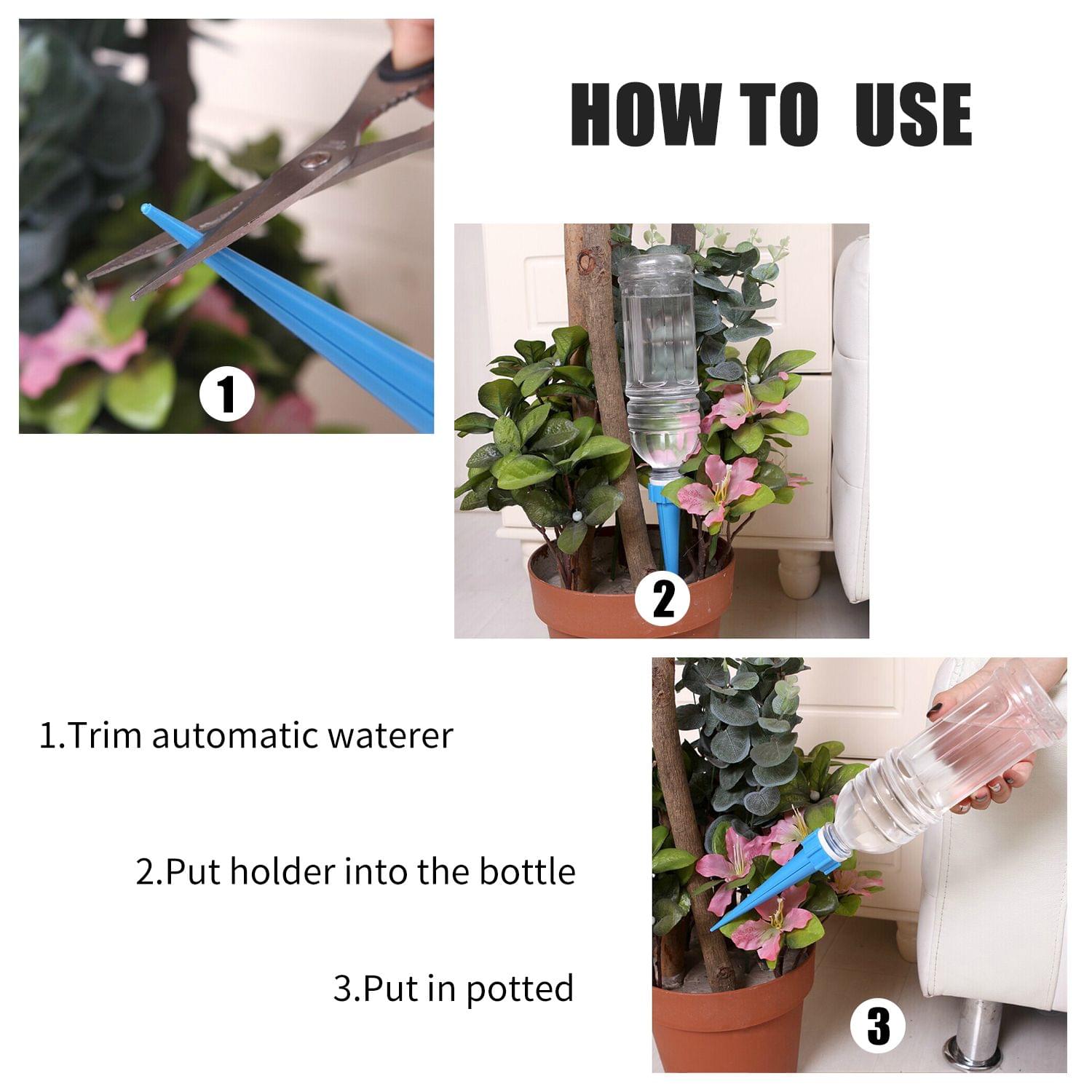 4 Pcs Automatic Plant Waterer Potted Flower Self Watering - 4 Pcs