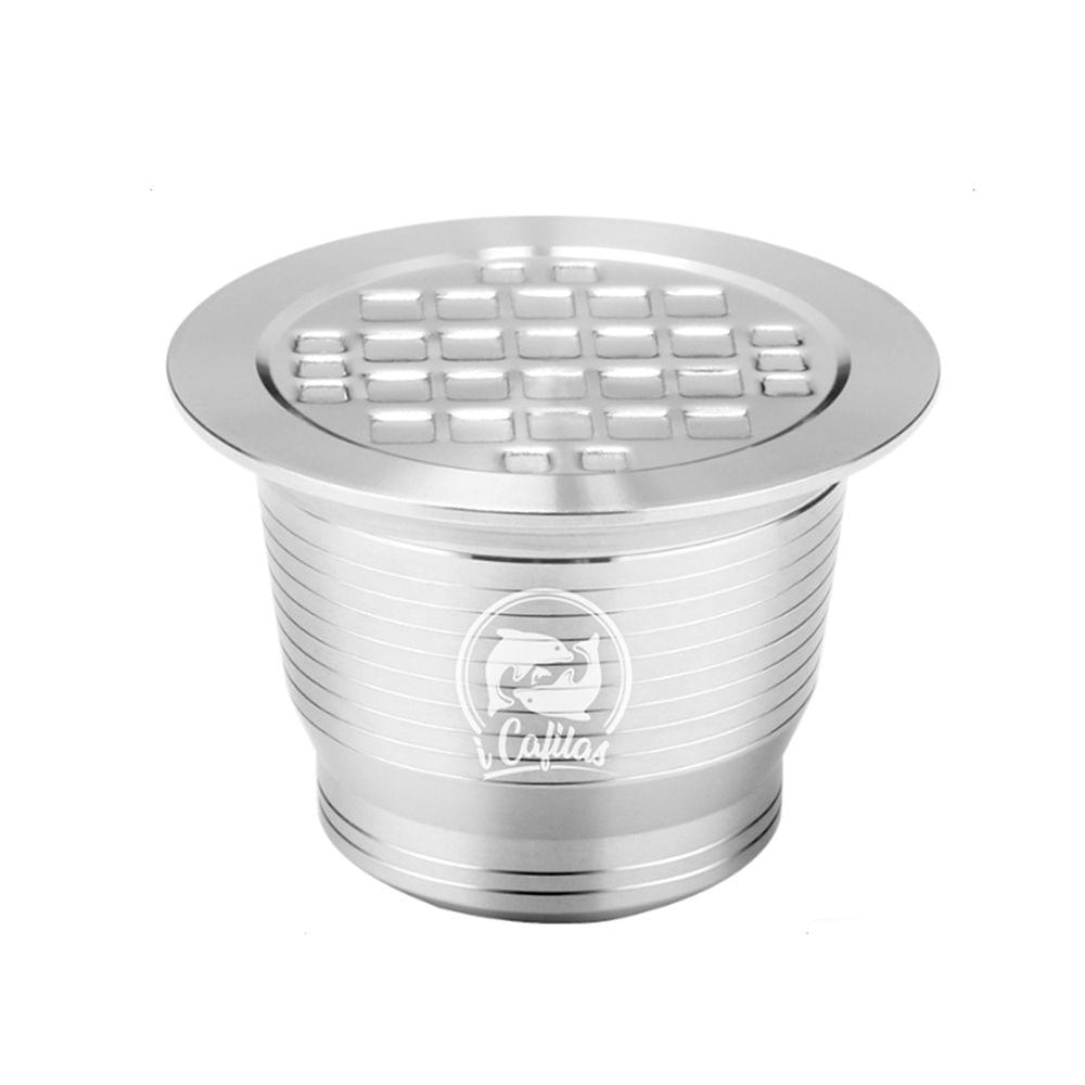 Stainless Steel Refillable Coffee Capsules for Nespresso - for nespresso and metal rectangle