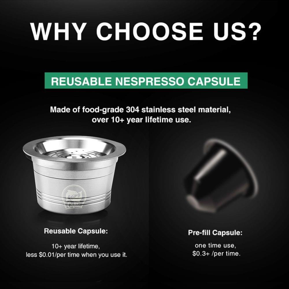 Stainless Steel Refillable Coffee Capsules for Cafissimo - for cafissimo coffee machine