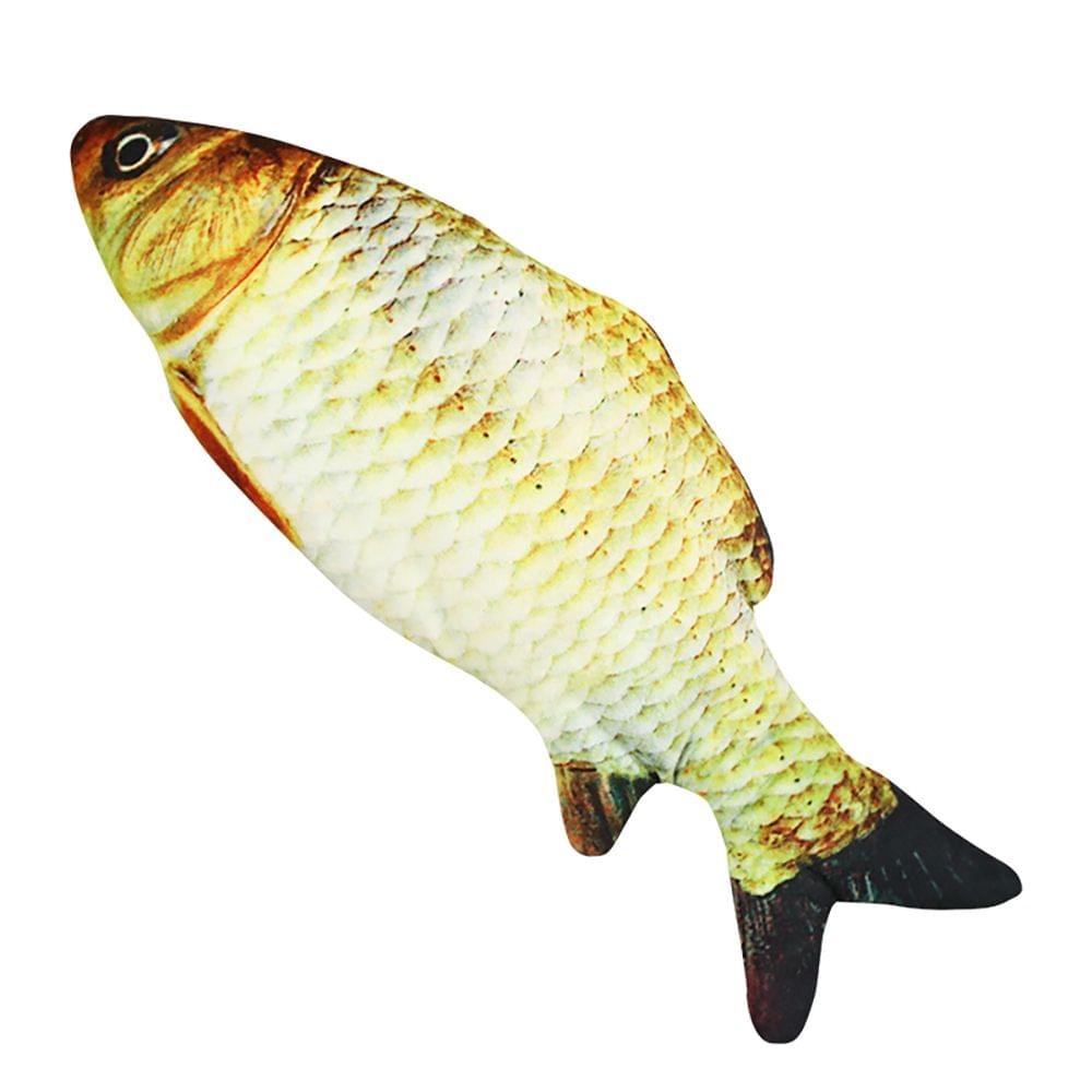 Electric USB?Charging Simulation Fish Cat Toy Funny - Grass carp