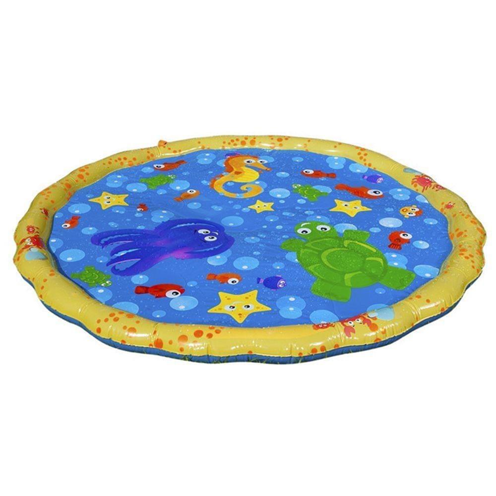 PVC Inflatable Cushion Baby Kids Spray Water Game Pad Summer