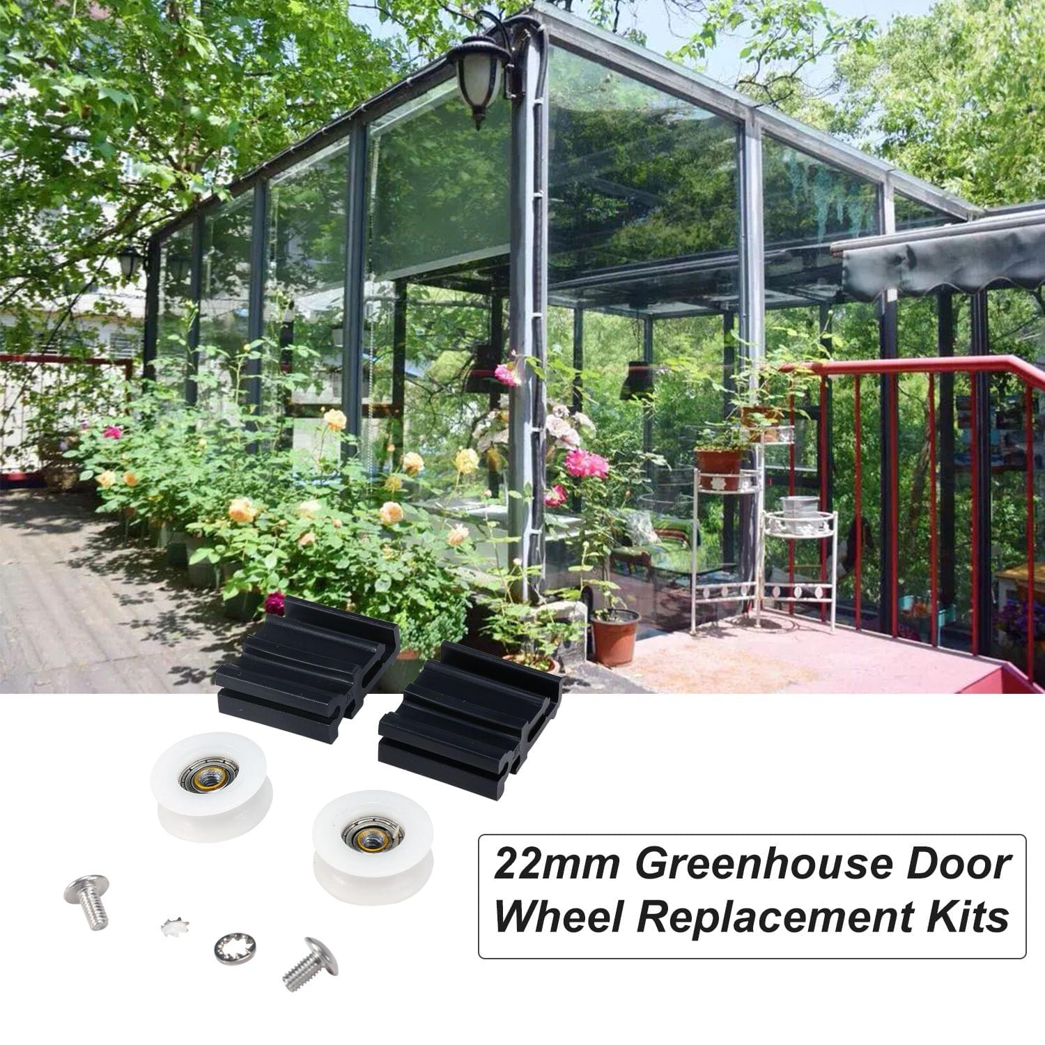 Greenhouse Door Wheel Replacement Kits Door Rollers Standard