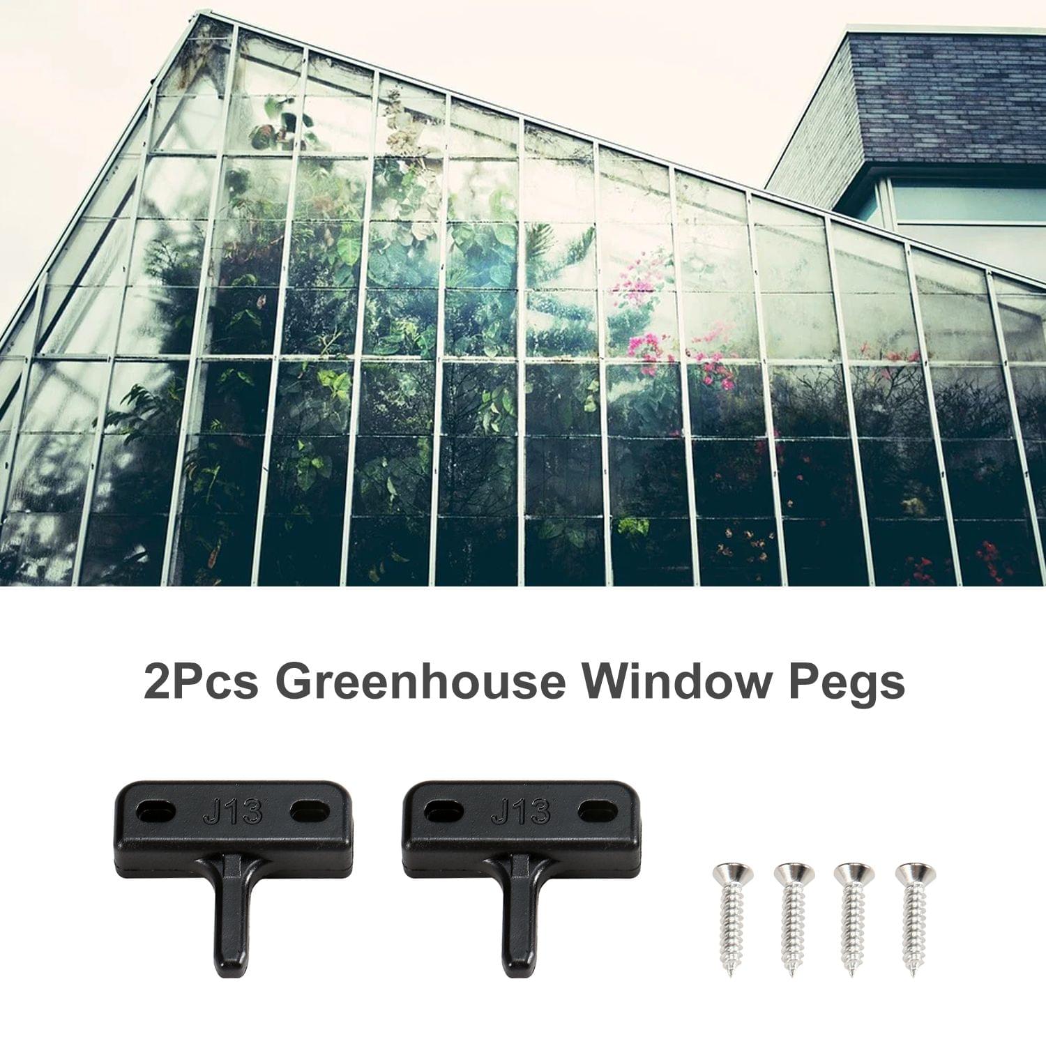 2 Pegs for Greenhouse Window Replacement Kits Window Stay