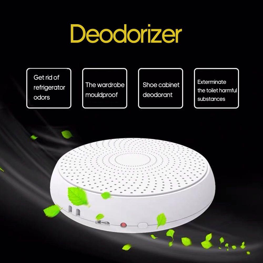 Mini Deodorizer Air Purifier Ozone Rechargeable Refrigerator