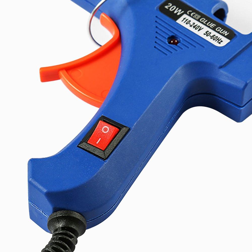 Mini Hot Melt Glue Gun Removable Anti-hot Cover Glue Gun Kit - EU