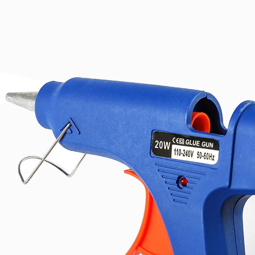 Mini Hot Melt Glue Gun Removable Anti-hot Cover Glue Gun Kit - EU