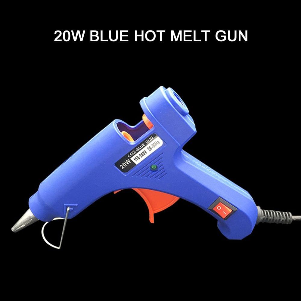 Mini Hot Melt Glue Gun Removable Anti-hot Cover Glue Gun Kit - EU