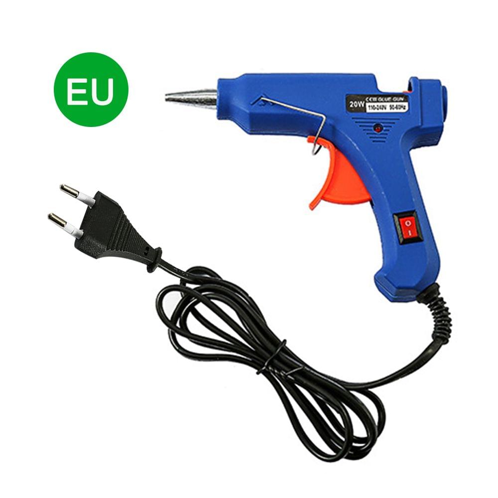 Mini Hot Melt Glue Gun Removable Anti-hot Cover Glue Gun Kit - EU