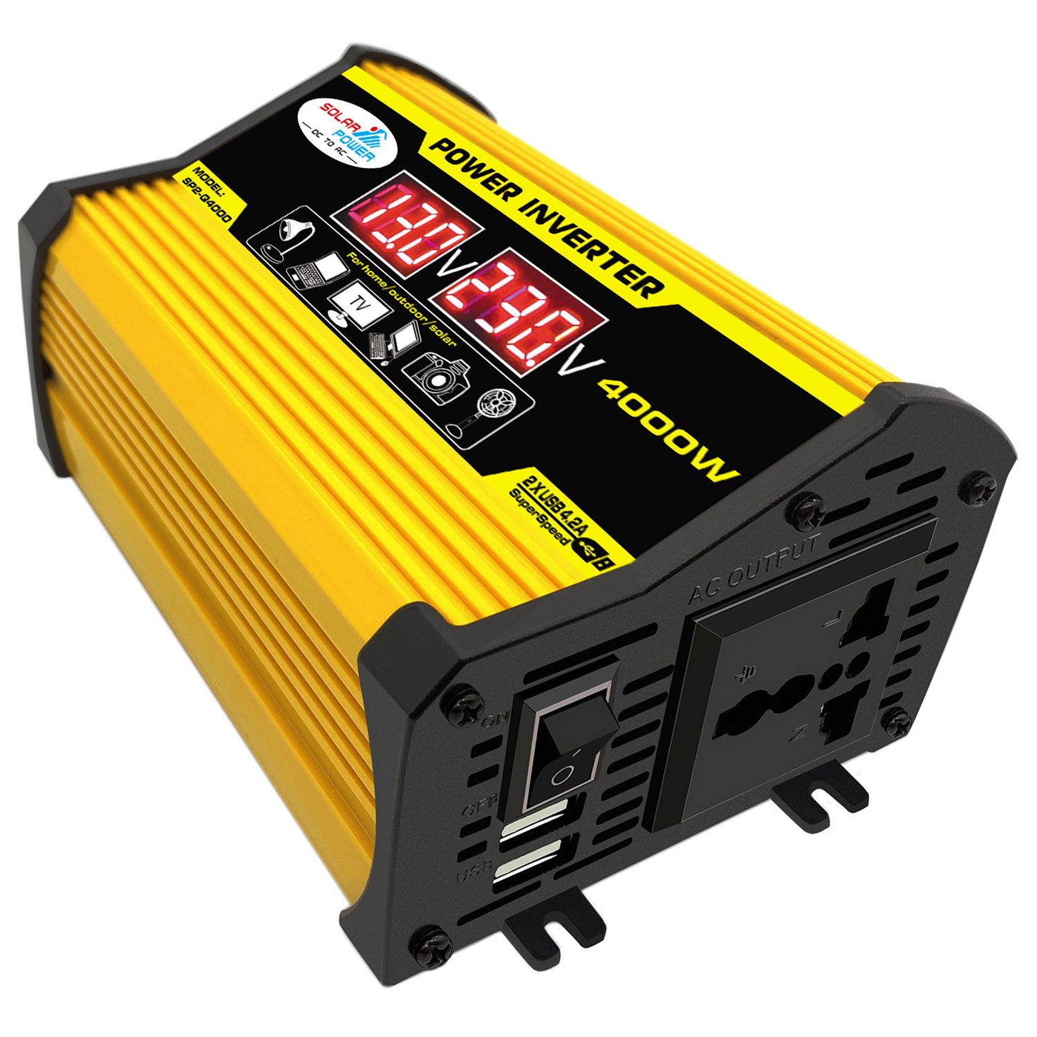 Modified Sine Wave Inverter High Frequency 4000W Peak Power - 220V