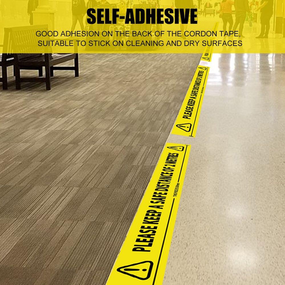 6PCS Cordon Tape Caution Please Wait on This Line Keep 6ft - 6pcs