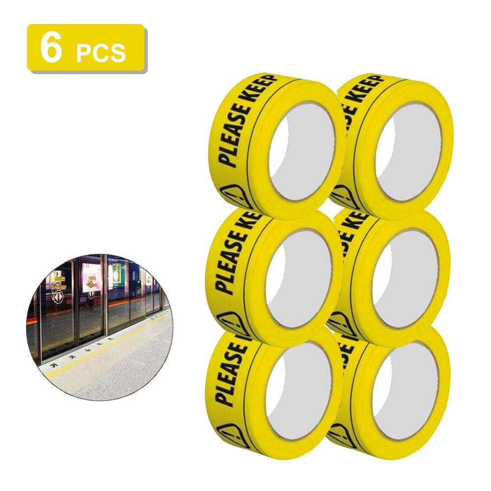 6PCS Cordon Tape Caution Please Wait on This Line Keep 6ft - 6pcs