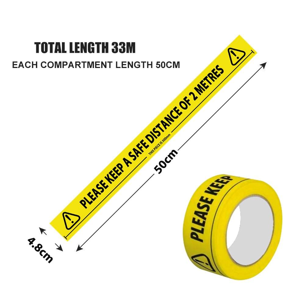 6PCS Cordon Tape Caution Please Wait on This Line Keep 6ft - 6pcs