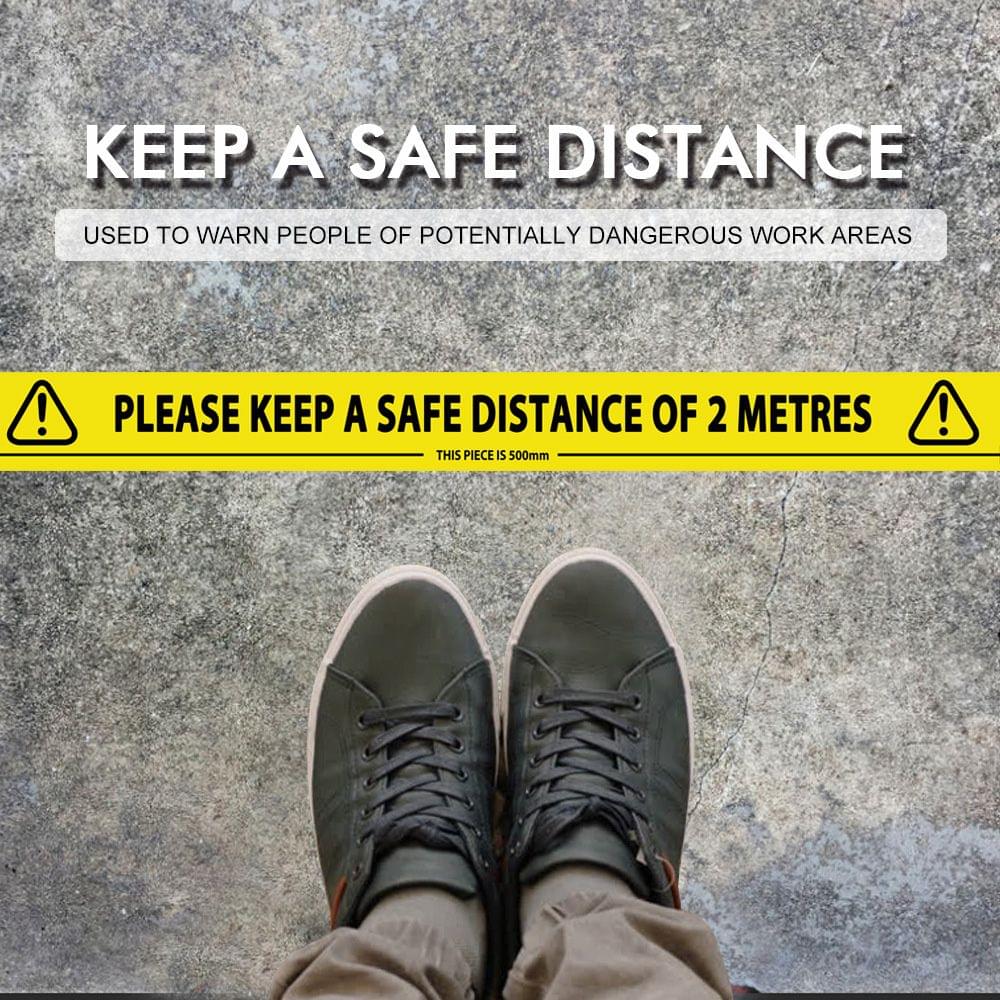 6PCS Cordon Tape Caution Please Wait on This Line Keep 6ft - 6pcs