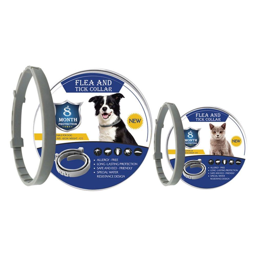 Dog Cat Collar Anti Flea Ticks Insect 8 Months Protection - 62cm