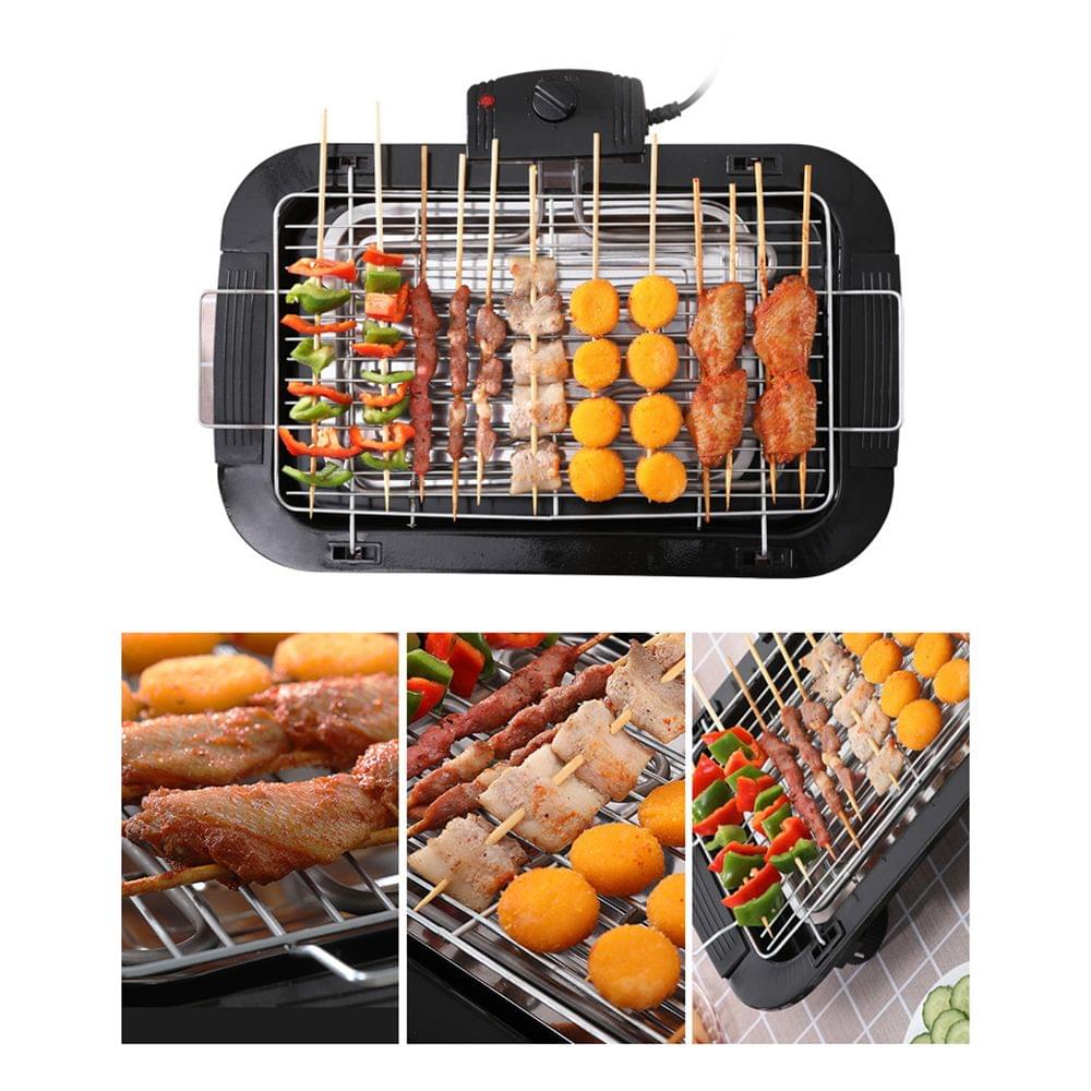 Smokeless Indoor/Outdoor Electric Grill Portable Tabletop